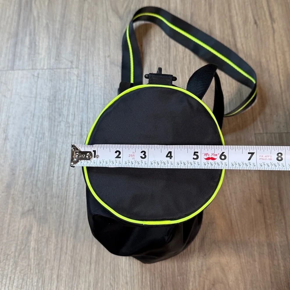 Black and Neon Green Men's Bag New Without Tags Crossbody Adjustable Straps